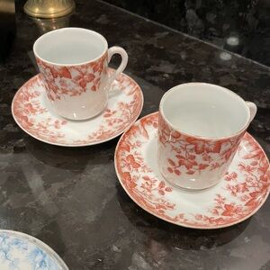 Vintage demitasse tea cups & saucers